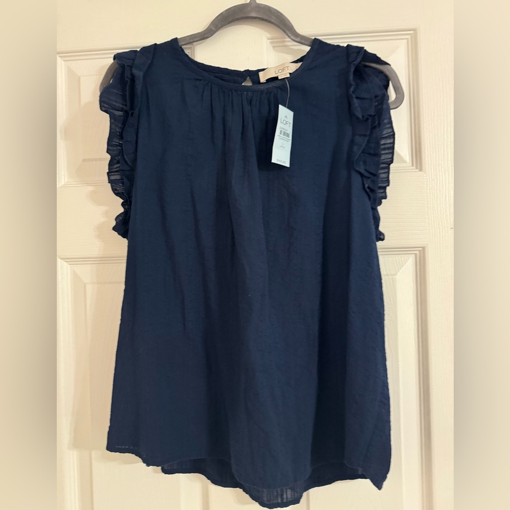 NWT Navy top from Loft